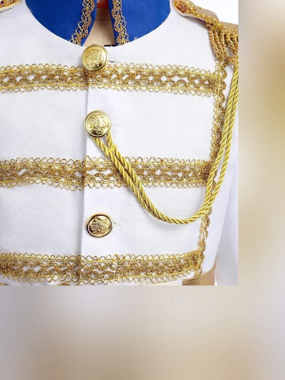 Boys Prince Charming Costume - Kids Medieval Royal King Outfit Halloween